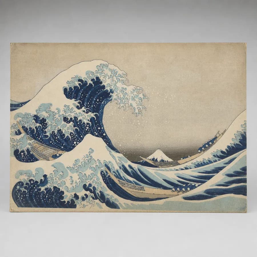 神奈川沖浪裏（研究）